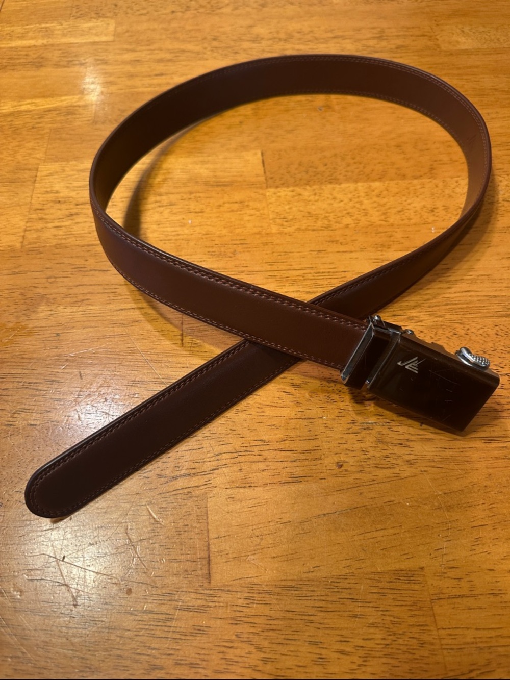Mission Brown Leather Men’s Belt